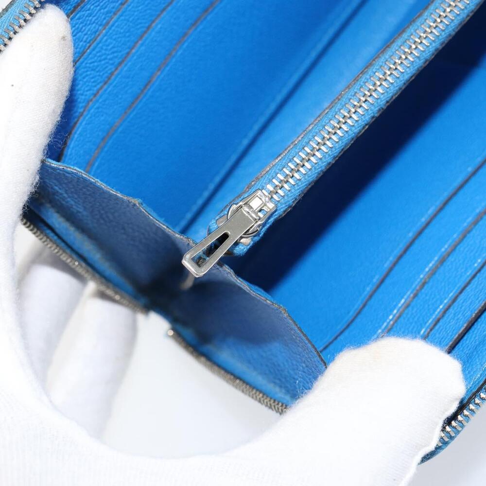 Hermes Evelyne Long Wallet Bleu Hydra - Picture 10 of 16